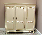 vintage provencal 3 door armoire